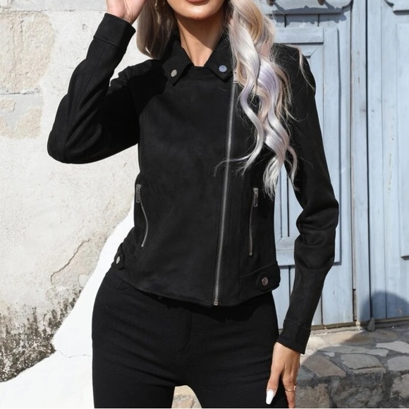 Boho zip up moto jacket - Picture 7 of 15